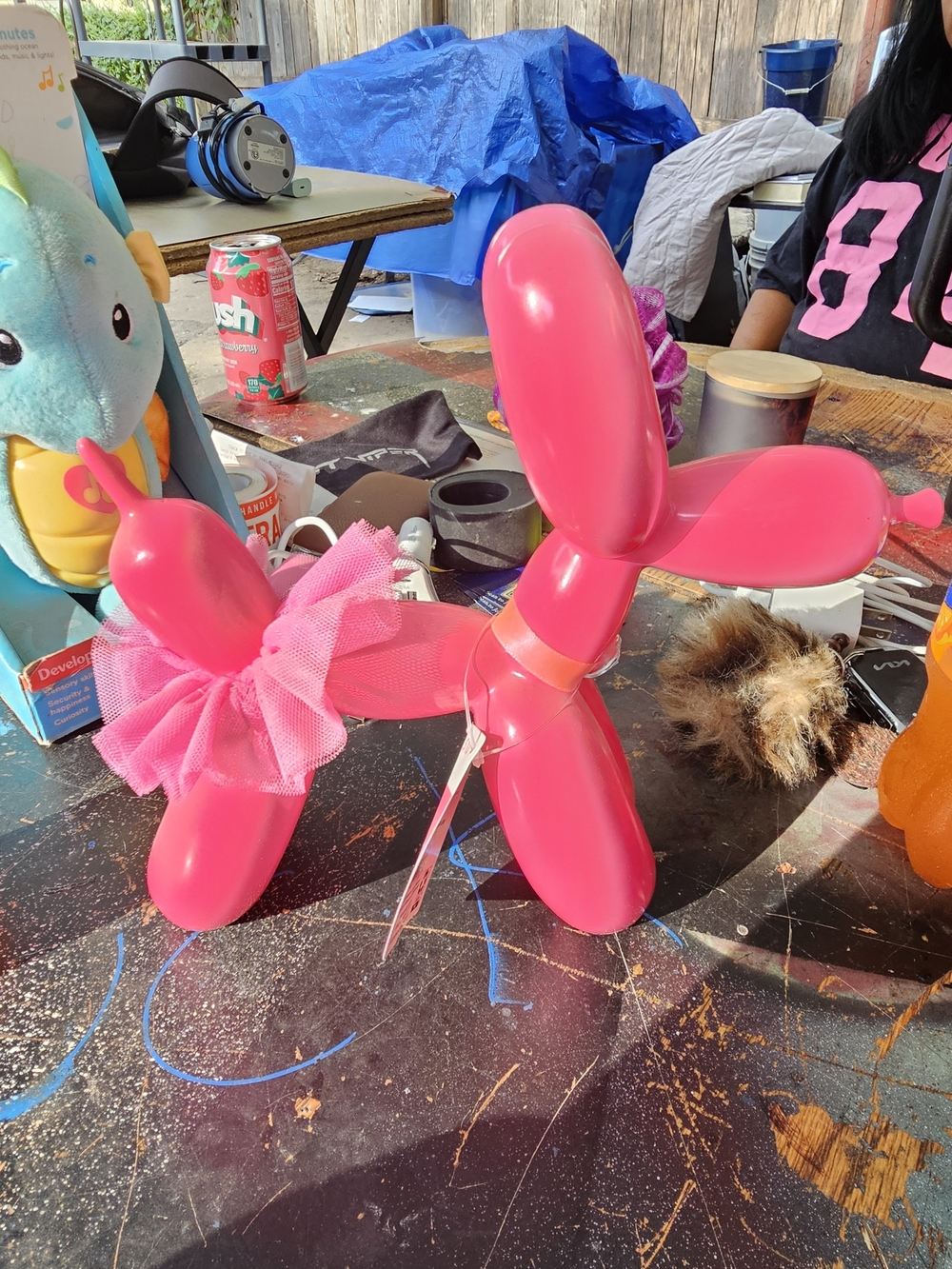 Kids Pink Balloon Dog Toy Set - Brand: